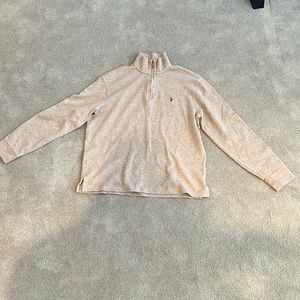 Polo Ralph Lauren cream quarter zip
